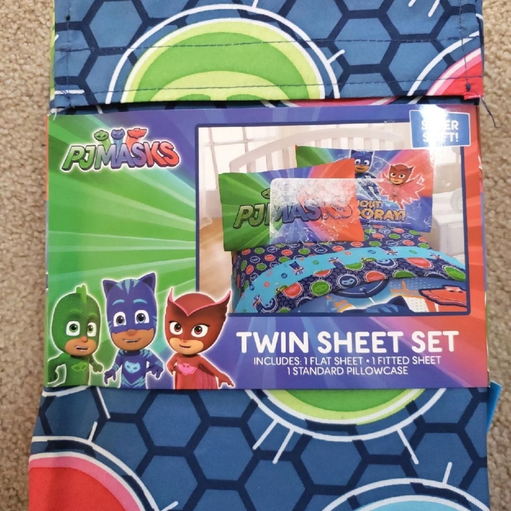 PJ masks twin sheet set